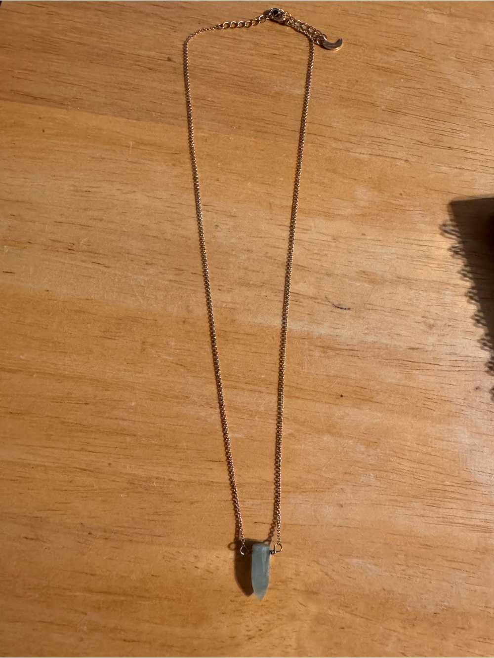 Luna Norte Gold Tone Crystal Necklace